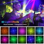 YAOBLUESEA Remote-Controlled DJ Party Strobe Light