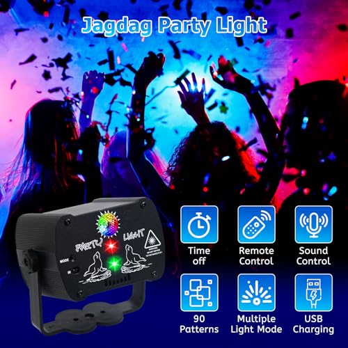 Jagdag Sound Activated DJ Party Strobe Lights
