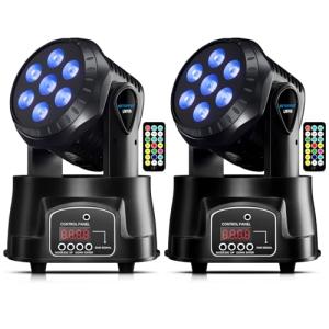 BETOPPER 7x8W RGBW Moving Head DJ Lights