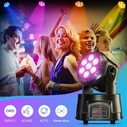 BETOPPER 7x8W RGBW Moving Head DJ Lights