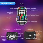 YAOBLUESEA Remote-Controlled DJ Party Strobe Light