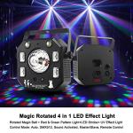 4-in-1 LED DJ Party Light & Kaleidoscope Ball