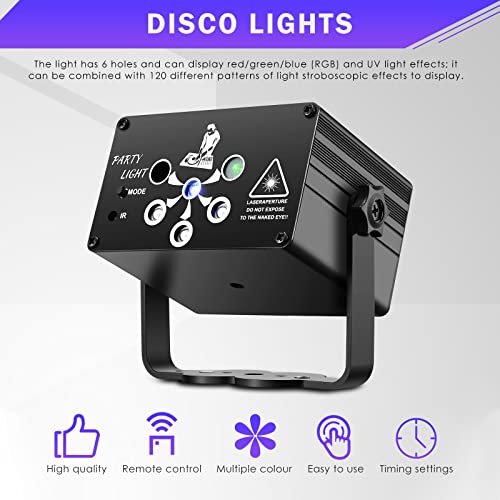 Errum Sound Activated Mini DJ Party Lights