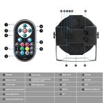 RGB LED Stage Par Light with Wireless Controller
