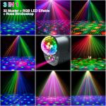 3-in-1 Disco Ball & Strobe Party Lights