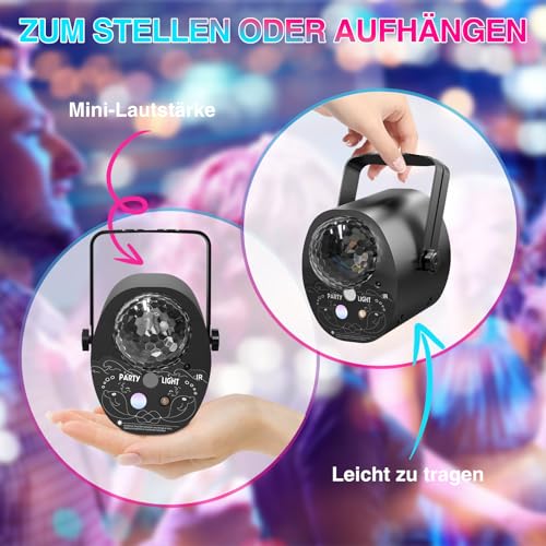 3-in-1 Disco Ball & Strobe Party Lights