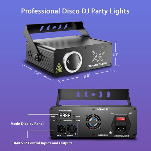 Ehaho L2700 RGB 3D Animation DJ Lights