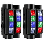Areyourshop 8x10W RGBW DJ Moving Head Lights