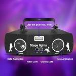 3D RGB DMX DJ Projector Disco Light