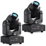 BETOPPER DJ Moving Head LED Lights (2-Pack)
