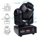 BETOPPER DJ Moving Head LED Lights (2-Pack)