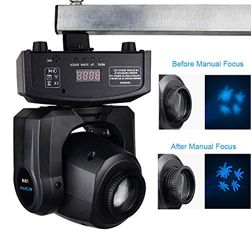 BETOPPER DJ Moving Head LED Lights (2-Pack)
