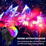360° Sound Activated Disco Ball Light with Remote