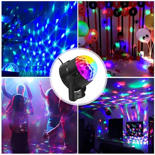360° Sound Activated Disco Ball Light with Remote