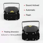 SPOOBOOLA Sound Activated DJ Disco Party Lights