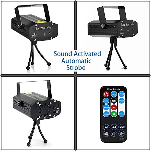 SPOOBOOLA Sound Activated DJ Disco Party Lights