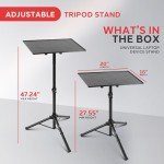 Adjustable Pro DJ Laptop & Projector Stand
