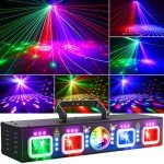 4-in-1 DJ Disco Lights with DMX Controller