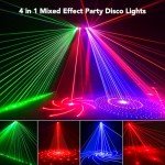 4-in-1 DJ Disco Lights with DMX Controller