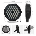 36W RGB DMX Stage Lights with Remote Control
