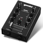 Gemini MM1 Compact 2-Ch DJ Mixer (Black)