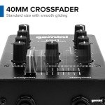 Gemini MM1 Compact 2-Ch DJ Mixer (Black)