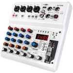 6-Channel Mixer with 99 Sound Effects and Bluetooth