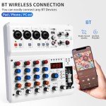 6-Channel Mixer with 99 Sound Effects and Bluetooth