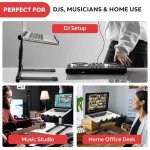 Pyle Adjustable Portable Laptop DJ Stand - PLPTS55