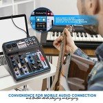 Audio Mixer with Wireless Connectivity - 6 Channels