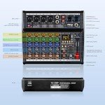 Bluetooth 6-Channel DJ Mixer with Effects & USB