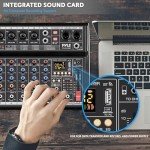 Bluetooth 6-Channel DJ Mixer with Effects & USB