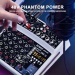 6-Channel DJ Mixer with MP3, Bluetooth, and Effects
