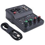 VOANZO Mini USB Audio Mixer for Microphones & Guitars