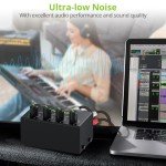 LiNKFOR 4-Channel Mini Stereo Audio Mixer