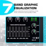 10-Channel USB Audio Mixer with 99 DSP Effects