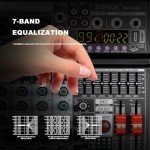 BOMGE 06A 6-Channel DJ Audio Mixer with Bluetooth