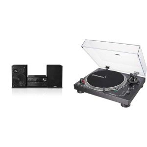 Panasonic Bluetooth Micro Hi-Fi & Audio-Technica Turntable