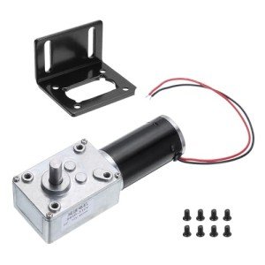12V High Torque Worm Gear Motor with 8mm Shaft