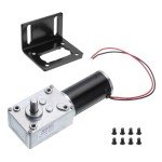 12V High Torque Worm Gear Motor with 8mm Shaft