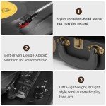 Portable Bluetooth Vinyl Record Player Suitcase