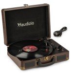 Audizio RP114W Retro Portable Vinyl Record Player