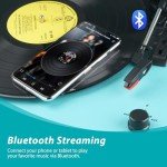 Bluetooth Turntable with Speakers and USB Playback