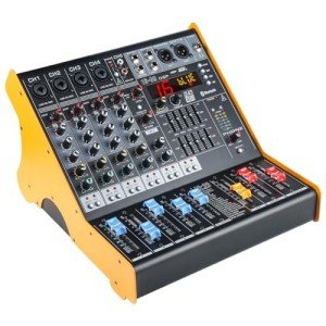 JindaAudio 4-Channel DJ Mixer with Bluetooth & FX