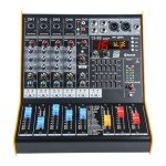 JindaAudio 4-Channel DJ Mixer with Bluetooth & FX