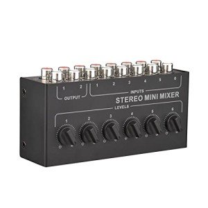 Sunydog 6-Channel Mini Stereo Audio Mixer