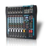 SIKUING 6-Channel Audio Mixer with DSP Effects