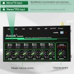 Aveek Mini 6 Channel Low-Noise Audio Mixer