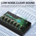 Aveek Mini 6 Channel Low-Noise Audio Mixer