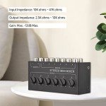 Sunydog 6-Channel Mini Stereo Audio Mixer